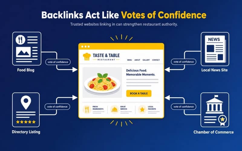 Backlinks Act Like Votes Of Confidence