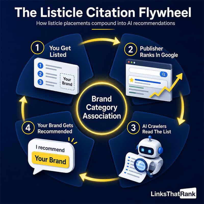 The Listicle Citation Flywheel