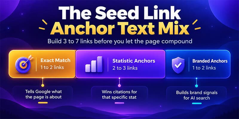 The Seed Link Anchor Text Mix