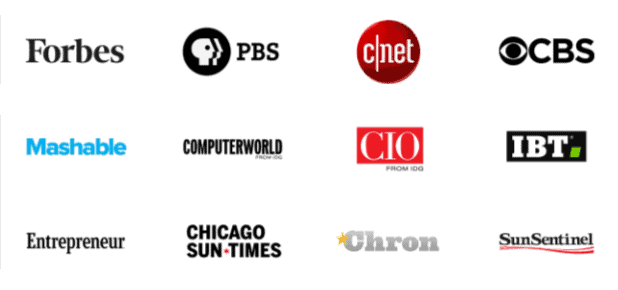 press links from major publications