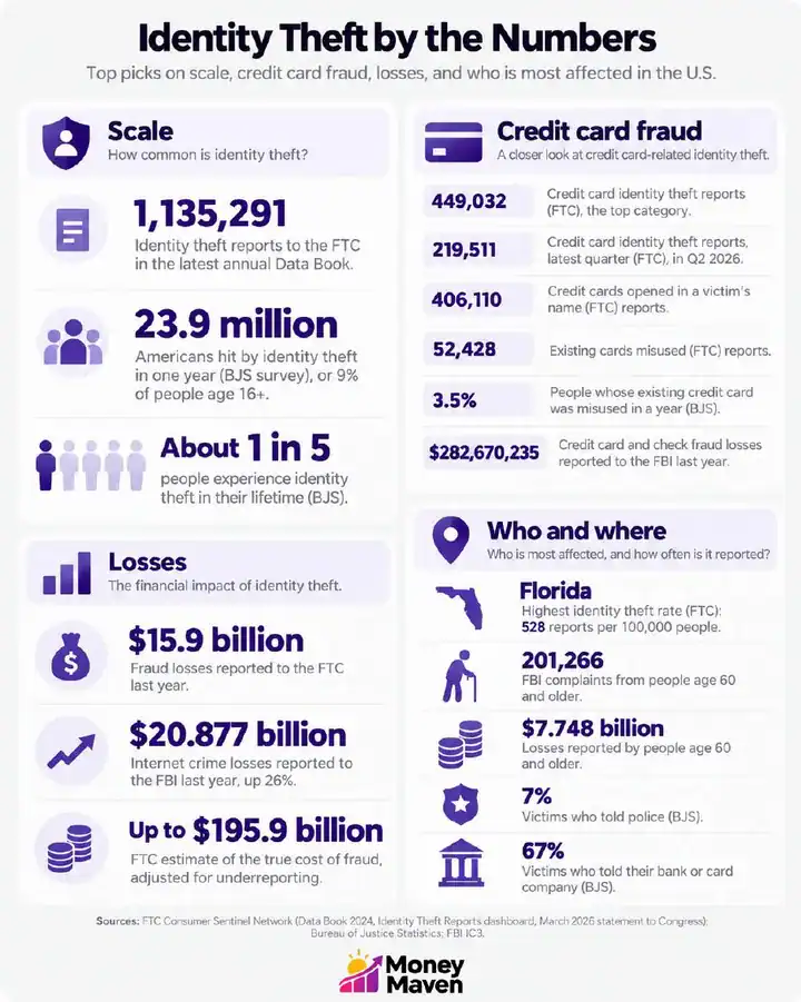 Identity Theft and Credit Card Fraud Statistics sample cover